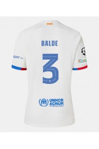 Fotbalové Dres Barcelona Alejandro Balde #3 Venkovní Oblečení 2023-24 Krátký Rukáv